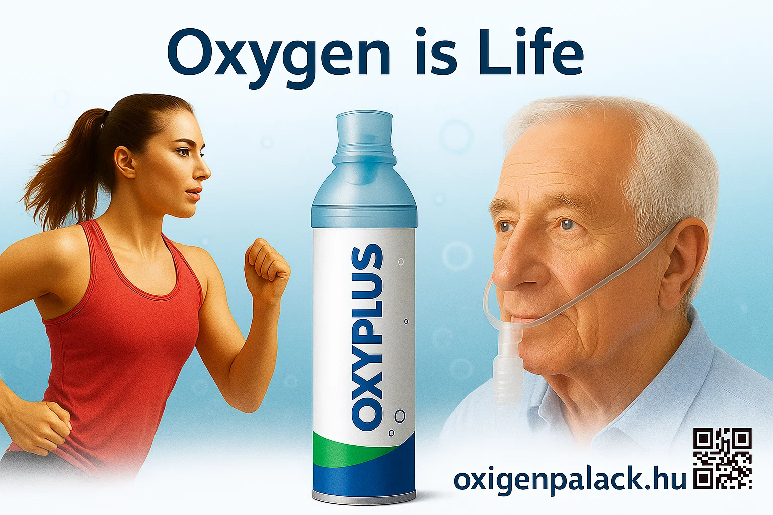 Oxigén koncentrátor és oxigén palack